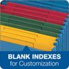Globe-Weis/Pendaflex QuickVue Project File, Monthly Index, Letter Size, Blue (20135)