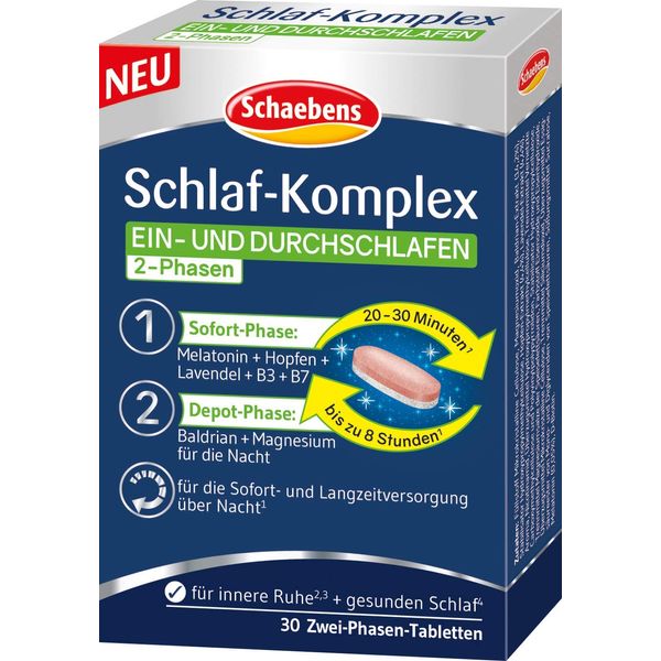Schaebens, SchlafKomplex 33 g, neutral, pack of 30 tablets