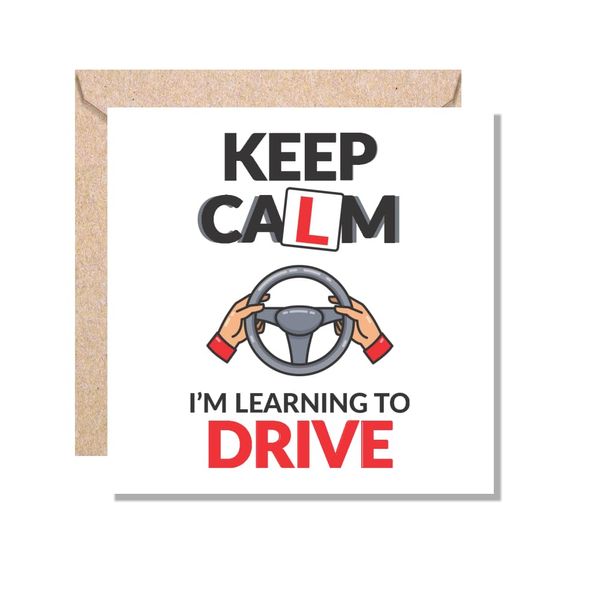MUGGZ Learner Driver Card – Learning to Drive Gift - Giftset - Made in The UK