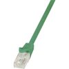 LogiLink CP1065U CAT5e U/UTP Patch Cable, 3 Meter Length, Green, Green, 3 Meter Length