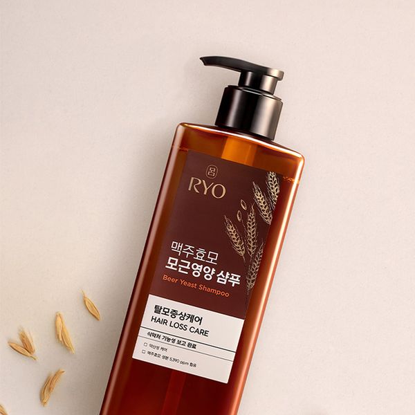 Beer Yeast Shampoo Ryo Anti-Hair Loss Shampoo 600ml