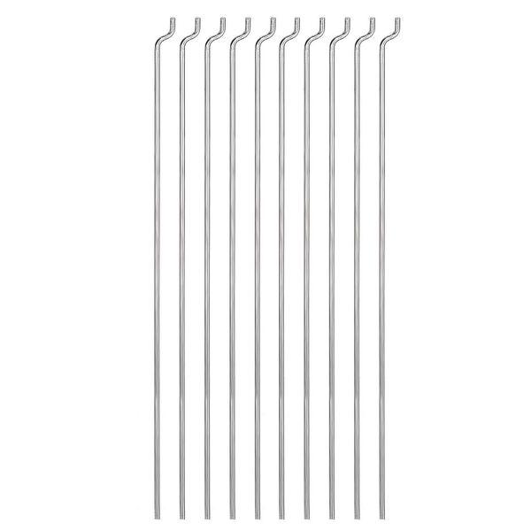 sourcing map 1.2mm x 120mm (4.7 Inch) Steel Z Pull/Push Rods Parts for RC Airplane Plane Boat Replacement (Pack of 10)