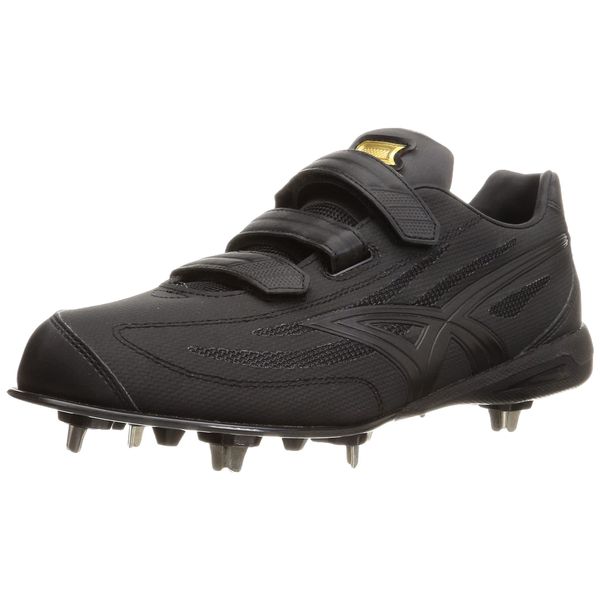 SSK Pro Edge TT-V Baseball Cleats, black x black (9090)