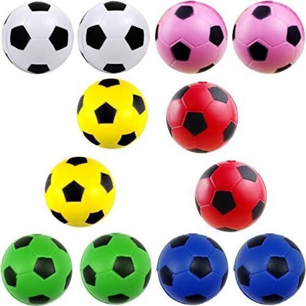 12 Pack Foam Soccer Ball Cat Toys Interactive Cat Toy for Kittens Cat Pets