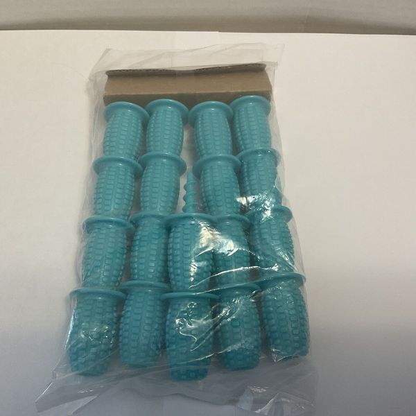 Kuhn Rikon Corn Cob Holders Teal NEW in Package