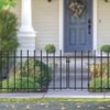 Symphony WIND CHIMES Ball Top Fence Post, Black. 96cm.