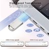 32GB USB 3.0 Flash Drive,USB Memory Stick,Portable Thumb Drive with Keyhole,Suitable for Laptops/Computers