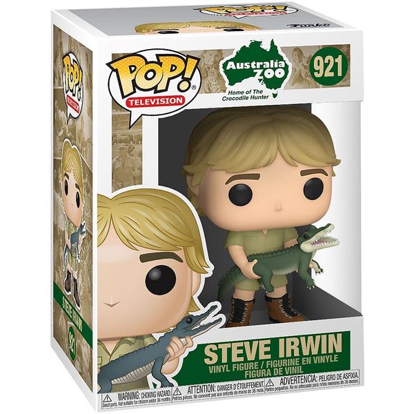 POP Crocodile Hunter - Steve Irwin Funko Vinyl Figure (Bundled with Compatible Box Protector Case)