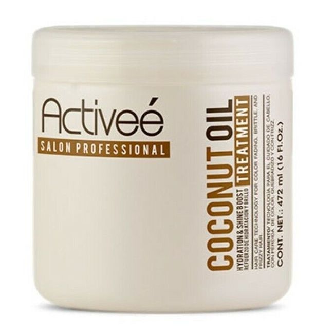 ACTIVEE COCONUT OIL HAIR HIDRATATION & SHINE BOOST MASK TREATMENT  16 OZ. PK