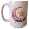 Star Moon Ceramic Coffee Mug 15 oz