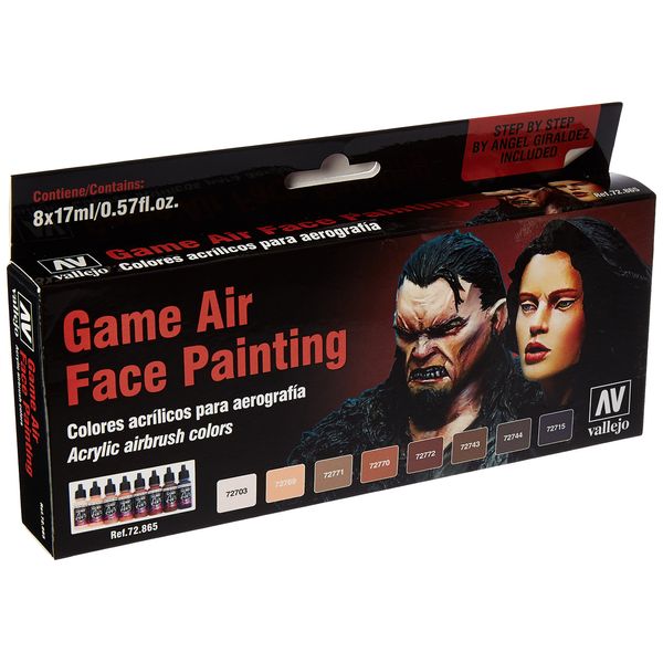 Vallejo Face Painting Set 17ml Paint