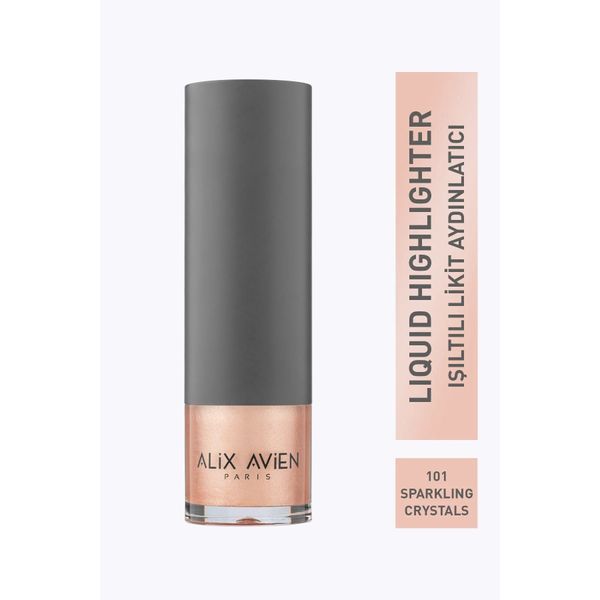 Pembe Işıltılı Likit Aydınlatıcı - Liquid Highlighter 101 Yüz & Vücut İçin - 30 ml