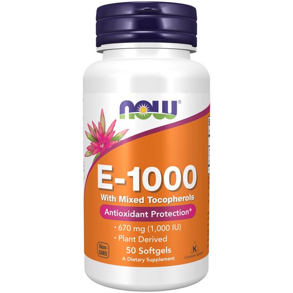 VITAMIN E Antioxidant Supplement 50 Count Non GMO Cellular Health Support