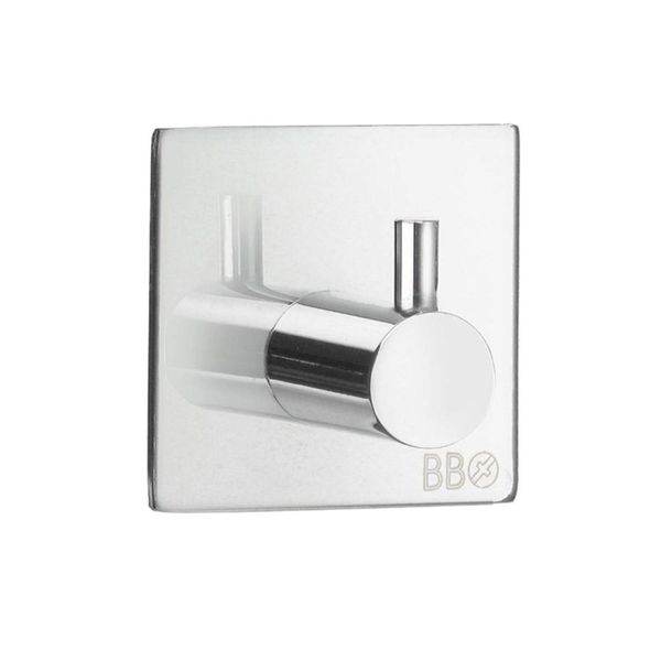 Smedbo BK1105 Design Single Hook, Polished Stainless Steel