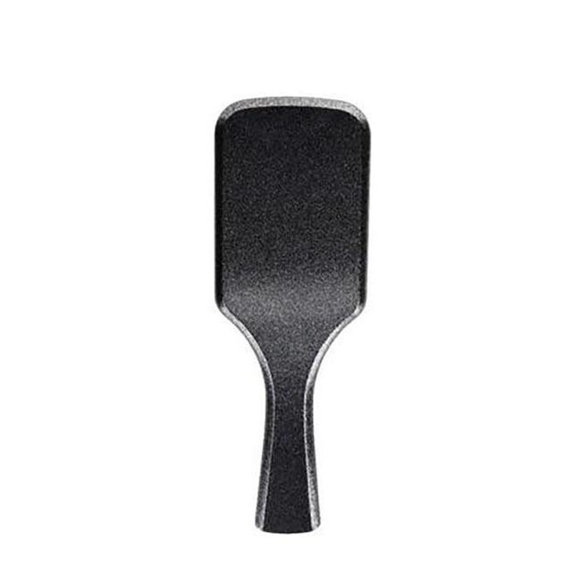 [Hometown Tax] Lacquered Natural Pig Hair Paddle Brush Black (Small)