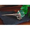 WINDALF Viking Robe Needle Oseberg 7 cm Cloth Pin Bronze, Bronze