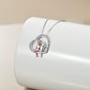 VONALA Sister Necklace 925 Sterling Silver Heart Pendant Sister Gifts from Sister Friendship Jewellery Always My Sister Forever My Friend Birthday Gift for Women