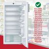 SPARES2GO Left Hand Door Shelf Support Bracket compatible with Liebherr Fridge Freezers