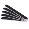 NAILFUN 5 Straight Files Black/Pink Grit 80/80