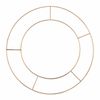 Basic Wire 10in Flat Wreath Ring - Single Floristry Hoop Frame