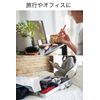 wumio stand mirror, mirror size, 5.9 x 4.3 inches (15 x 11 cm), black, foldable, tabletop mirror, leather cushioned, square type, portable and portable, compact mirror makeup