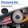 Mesee M14 Thread Angle Grinder Clamping Nut, Quick Release Nut Replacement Fast Locking Retaining Flange Nut Pressure Plate Fastener for Angle Grinder - Black
