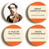 CHARLES DICKENS BADGE BUTTON PIN SET (Size is 1inch/25mm diameter) GREAT EXPECTATIONS