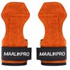 MAALIKPRO Weightlifting Wrist Straps | Staps for Powerlifting | Deadlifting (Brown)