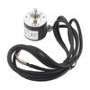 Magnetoelectric Incremental Rotary Encoder Wide Voltage AB Two Phases Shaft 6mm 600P/R DC5V-24V