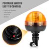 LED Rotating Warning Light 12V 24V Flash Strobe Light with Button Control, Easy On/Off Warning Lamp Light (Stand Not Included)