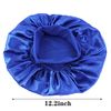 Tergy 12pcs Satin Bonnet Caps for Women Solid Color Hair Bonnets for Sleeping Elastic Band Bonnet Hats for Black Women Hair Care