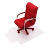 Pemberly Row Plastic Recyclable Lipped Chair Mat For Carpets Clear