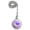 GRAPHICS & MORE Purple Hair Don't Care Ceiling Fan and Light Pull Chain
