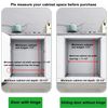Pull Out Cabinet Organizer for Pans, Pot Lid, Cookie Sheet, Cutting Board, Bakin
