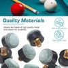 OCR 10pcs Screw-On Pool Cue Tips| Standard 13mm Size|Use with Screw-in Ferrules| Soft Tips