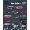 Petface Scarlet Stripe Pattern Dog Collar, Medium