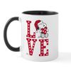 CafePress Snoopy Love 11 oz (325 ml) Ceramic Coffee Mug