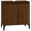 Myheimly Vanity Unit Oak Effect 58 x 33 x 60 cm Brown Oak