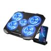 5-Fan Laptop Cooling Pad 12-15.6” Laptops w/Adjustable Angles Black