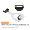 sourcing map 12pcs Port Blocker Locking Type C Port/Dust Metal Blocker with Coded Key,Black
