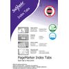 Snopake Index Tab PageMarkers with Colour Coded Tips 45 x 12 mm - 100 Tabs - Assorted [Ref: 15844]