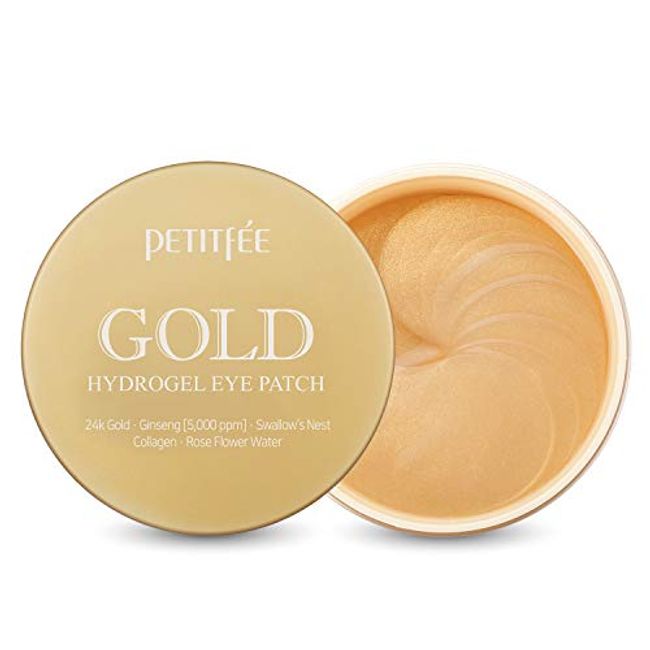 Gold Hydrogel Eye Patch, 60 Patches, Petitfee