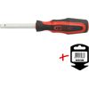 KS Tools '1/4 Inch Drive Handle Matt Chrome-Plated on Hanger