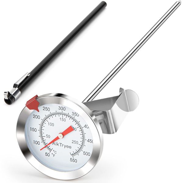 Deep Fry Thermometer Instant Read Meat Oven Thermometer with Easy Read Dial