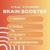 Vital Vitamins Brain Supplements for Memory and Focus (3 Pack) – Nootropic