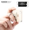 BUNKER RING Essentials Bunker Ring Holds iPhone/iPad/iPod/Galaxy/Xperia/Smartphone/Tablet PC with One Finger, Fall Prevention, Stand Function (Silver) BUESSI