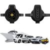 Namvo 7 Way Round RV Blade Trailer Connector Adapter Plug