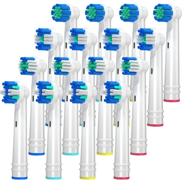 REDTRON Replacement Brush Heads, 16Pcs Toothbrush Heads, Works with Floss, Sensitive, Precision, Whitening