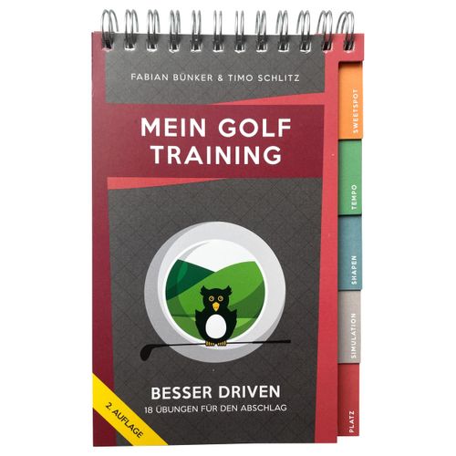 Mein Golf Training: Better Driven – 18 Exercises for the Tee | Booklet for the Golf Bag | Situative Training Plans for the Driver and the Woods from the Tee