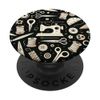 Sewing Machine Tools Pattern Sewer Quilting PopSockets Standard PopGrip